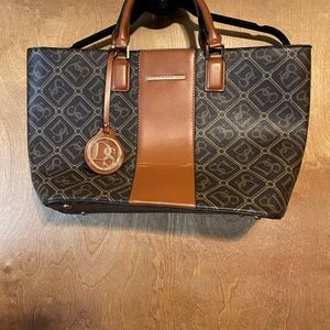 Dasein Brown Print Tote